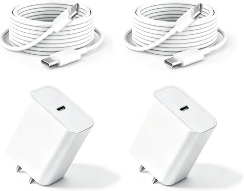 Vista 10 de Cargador para iPad de carga rápida, cable USB-C de 6 pies y bloque