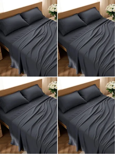 Vista 23 de Bedsure Juego de sábanas para cama individual - 3 piezas de sábanas suaves para cama individual - Transpirables y refrescantes - Calidad hotelera