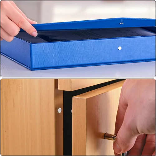 Vista 7 de SMARTAKE 45 piezas de imanes para refrigerador, imanes pequeños redondos de 6x2mm para nevera, imanes de neodimio premium multiusos para oficina