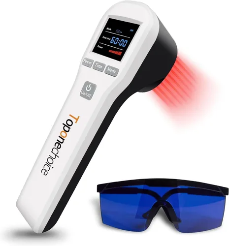 Vista 11 de Dispositivo de terapia de luz roja - 4x808nm+16x650nm Terapia de luz infrarroja cercana para alivio del dolor muscular articular, terapia infrarroja