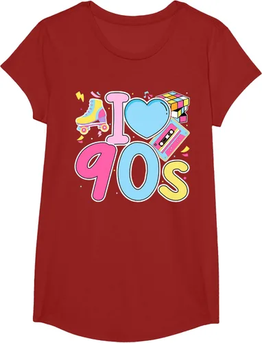 Vista 55 de I Love 90's Retro Style Nostalgia Vibe Funny 1990's Party T-Shirt Negro