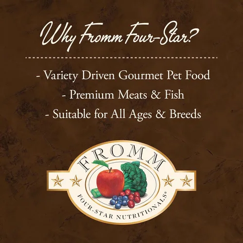 Vista 5 de Comida seca premium para gatos Fromm Four-Star Nutritionals con receta de carne de res Livattini Veg - 4 libras