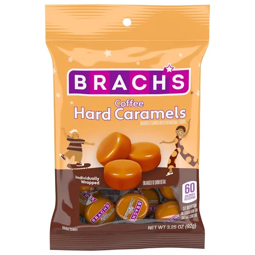 Vista 4 de Brach's Nips - Caramelos duros con sabor a café, caramelos envueltos individualmente, bolsas de 3.25 onzas (paquete de 12)