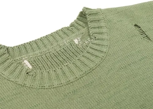 Vista 3 de Y2K - Suéter grunge de hada de esqueleto, suéter de punto gótico, ropa de calle indie estética Harajuku