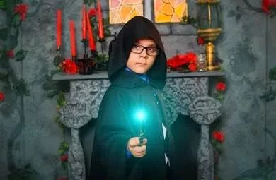 Vista 6 de OSBO GradSeason Bata con capucha para niños y adultos, túnica de caballero Jedi, capa de Star Wars para Halloween, disfraz genial para cosplay