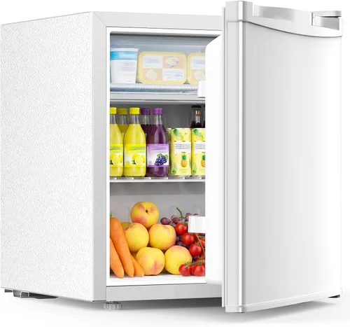 Vista 13 de COWSAR Mini refrigerador de 1.3 pies cúbicos, refrigerador compacto Negro
