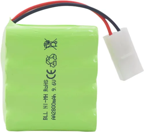 Vista 8 de AA 9.6V 2800mah RC Battery Pack con Tamiya plug con cable de carga USB para tanques de juguete Departamento de Ingeniería de cama plana