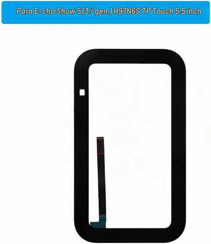 Vista 2 de Cristal frontal (sin pantalla LCD) compatible con Echo Show 5 (3ª generación) H97N6S TP Touch de 5.5 pulgadas con herramientas