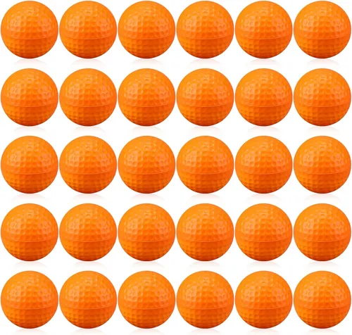 Vista 9 de 30 bolas de espuma para práctica de golf, bolas de espuma suave para práctica de golf, sensación realista y entrenamiento deportivo de vuelo