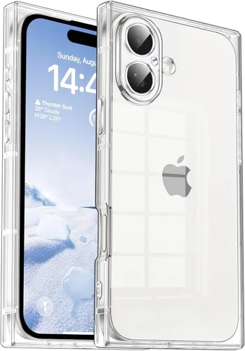 Vista 19 de Funda Tzomsze Compatible con iPhone Air Clear Funda, Protección de Cámara, Esquinas Reforzadas TPU Delgada Resistente a Golpes Funda Protectora