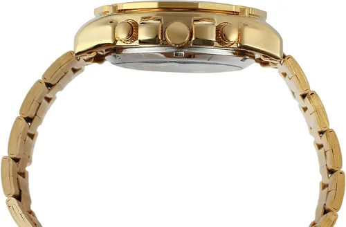 Vista 4 de FORSINING Reloj de esqueleto analógico automático para hombre con pulsera de acero inoxidable, Oro, Automático, reloj esqueleto