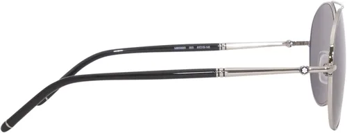 Vista 3 de Gafas de sol Montblanc MB 0068 S- 003 PlataGris, plateado, gris y plateado, 6115145
