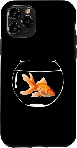 Vista 27 de iPhone 16 Goldfish Bowl Fish Fantail Goldfish Estuche para acuario de agua dulce