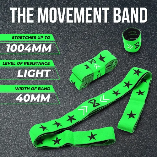 Vista 4 de Two8 Bands Multi Loop Resistance Band for Working Out - Home Gym Loop Resistance Bands for Women & Men, Athletic Rehab Equipment Workout Loops