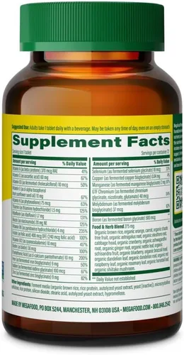 Vista 2 de Megafood One Daily para mujer, 72 CT