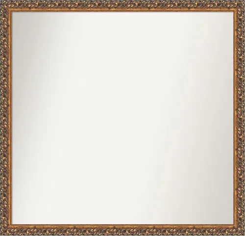 Vista 21 de Amanti Art Espejo de baño de bronce para sobre fregadero, 29 x 19 pulgadas, espejo rectangular de bronce antiguo, marco de madera tradicional