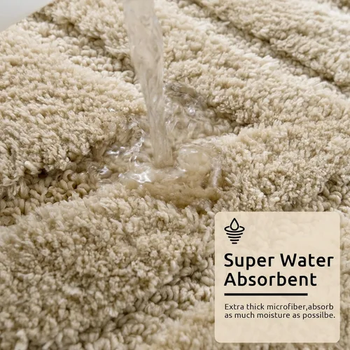 Vista 5 de DEXDE Alfombras de Baño Corredor 24x47 pulgadas Alfombra de Baño Larga Antideslizante Suave Lavable Alfombras de Baño Grandes para Baño Dormitorio