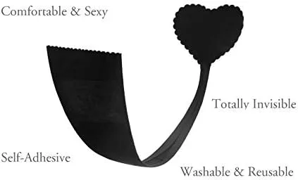 Vista 4 de C Estilo Invisible Sin Línea Panty En Forma De Corazón Tanga C-String