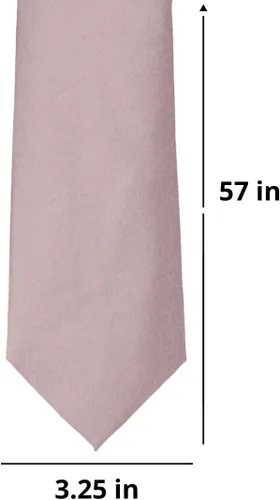 Vista 157 de tiemart Corbata de color sólido para hombre Longitud estándar