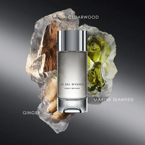 Vista 2 de Issey Miyake Le Sel d'Issey Eau de Toilette - Fresh Woody Marine Fragrance for Men - With Salt Accord, Marine Seaweed, Ginger & Cedarwood