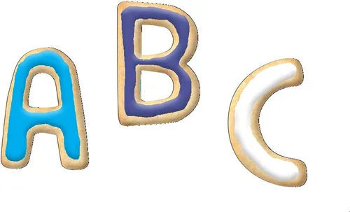 Vista 4 de R&M International Mini Alphabet - Cortadores de galletas, juego de 26 piezas