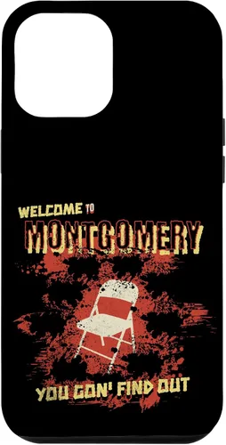 Vista 6 de iPhone 14 Bienvenido a Montgomery White Chair Funny Battle of Montgomery Case