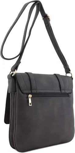 Vista 4 de ALYSSA Bolsa cruzada con doble compartimento y solapa grande