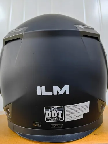 Vista 7 de ILM - Casco de motocicleta modular con visera solar abatible, Bluetooth integrado, intercomunicador, Mp3 Modelo 953/953 PRO