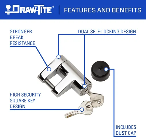 Vista 3 de Fulton Draw-Tite 580403 Chrome Universal