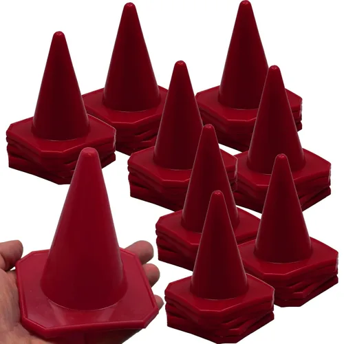 Vista 9 de BlueDot Trading Conos para entrenamiento de agilidad., 40 Naranja