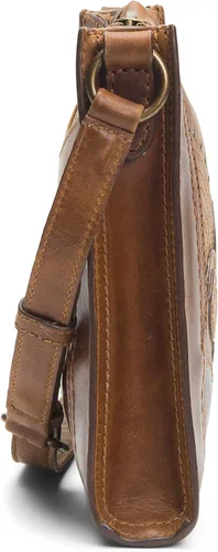 Vista 3 de Frye Melissa - Bolso cruzado con cremallera floral con tachuelas