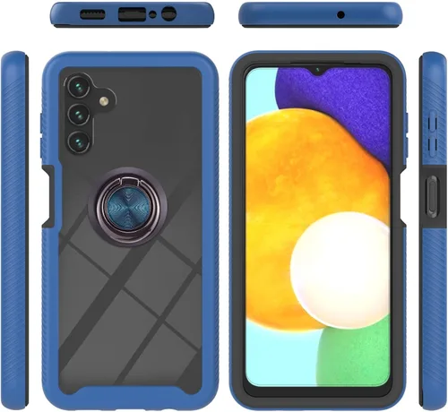 Vista 61 de Funda compatible con Xiaomi Poco X3 NFC, compatible con Xiaomi Poco X3 Pro/Poco X3 Ring Stand 3 en 1, color negro