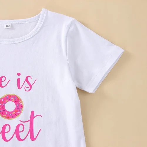 Vista 37 de Conjunto de ropa de cumpleaños para bebé niña pequeña, camiseta de manga larga, pantalones de campana, diadema