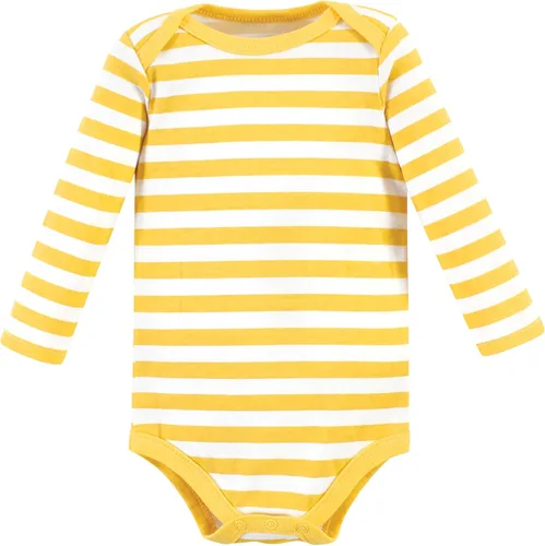Vista 120 de Hudson Baby baby-boys Cotton Long-sleeve Bodysuits 5-pack