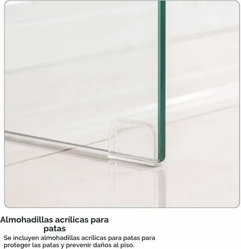 Vista 9 de ivinta Mesa de arrimo de cristal con almacenamiento, mesa de sofá moderna de 39.4" para sala de estar, vestíbulo, pasillo, dormitorio 5101 (Negro)