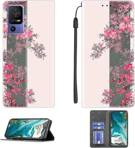 Vista 70 de Aroepurt Funda para UMIDIGI G1 Plus compatible con UMIDIGI G1 Plus Funda para teléfono Funda de piel sintética con función atril magnética CPT15