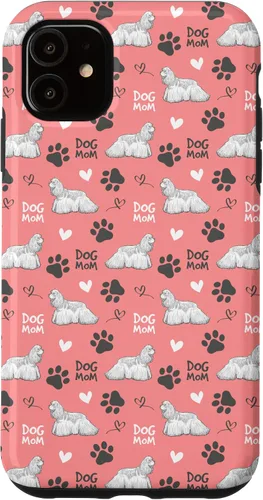 Vista 6 de iPhone 12 mini Cocker Spaniel Mamá Rosa Mujeres Estuche de Regalo