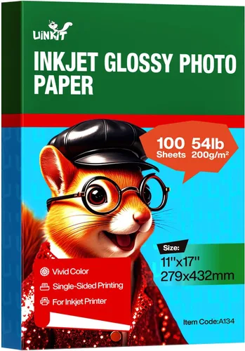 Vista 13 de Uinkit Papel fotográfico brillante de doble cara 4x6 54lb para tinta de color 200Gsm Paquete de valor a granel para imprimir imágenes 4x6 9.5Mil