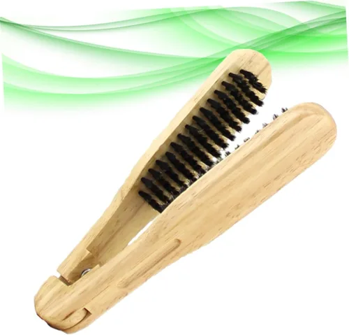 Vista 5 de 2 peines alisadores de cabello para mujer, pinza para el cabello, cepillo para enderezar el cabello, cepillo para enderezar el cabello, peine