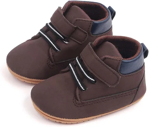 Vista 4 de KaKaKiKi - Tenis de lona para bebé infante niños tenis con suela de goma antideslizante tenis de caramelo caminantes primerizos precaminando tenis