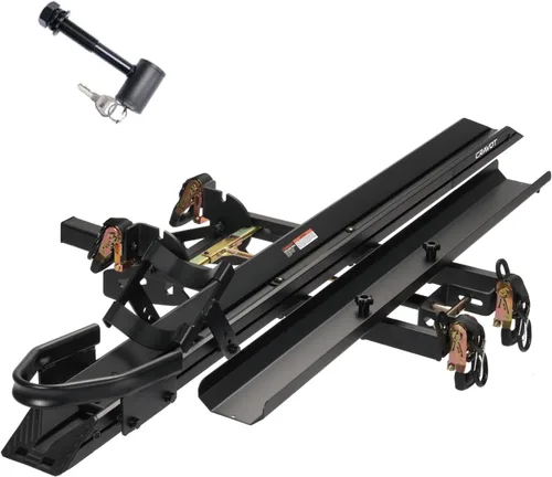 Vista 7 de CRAVOT CyberRack E1 - Portabicicletas eléctricas, capacidad de 100 libras, plegable, para enganche de remolque, portabicicletas eléctricas pesadas