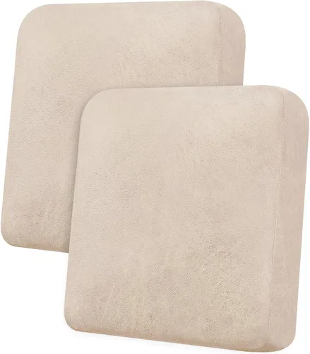 Vista 95 de Funda de cojín para sofá con aspecto de cuero, 1 unidad, elástica, para sala de estar, funda de cojín individual para sofá, protector de asiento