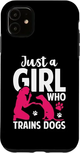 Vista 8 de Girl Who Trains Dogs Training Funny Dog Trainer Women Girls Case for iPhone 17