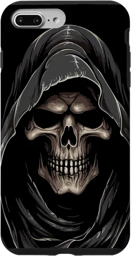 Vista 12 de Carcasa con capucha de fantasma de calavera para iPhone 17