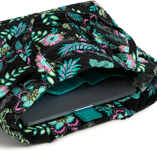 Vista 5 de Vera Bradley Cotton Deluxe Vera Tote Bag