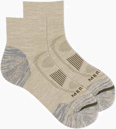 Vista 2 de Merrell Men's and Women's Zoned Cushioned Wool Hiking Ankle Socks-Breathable Arch Support