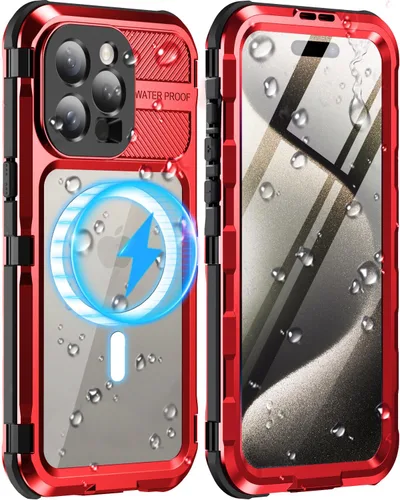 Vista 17 de WIFORT Funda impermeable para iPhone 13 Pro, cuerpo completo de metal 360 [IP68 a prueba de agua] [protector de pantalla integrado]