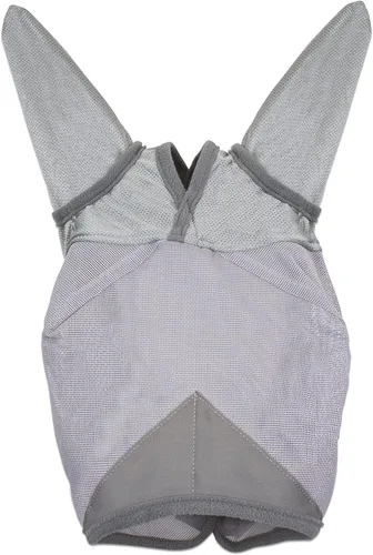 Vista 7 de ECP Equine Comfort Products Máscara de mosca de caballo con orejas, protección UV, protector de insectos, correa ajustable, micro malla Beige