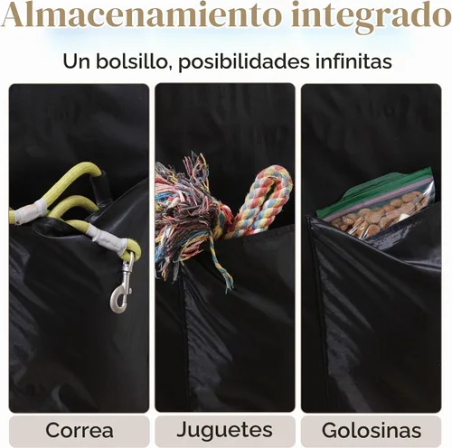 Vista 4 de Funda para jaula de perro de 36 pulgadas, con bolsa de almacenamiento