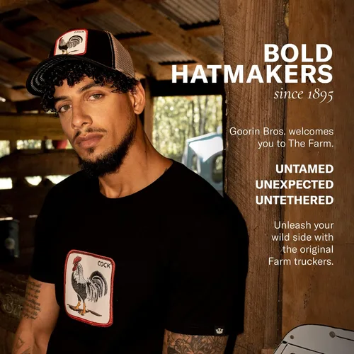 Vista 4 de Goorin Bros. The Farm - Gorra de malla ajustable para hombres y mujeres